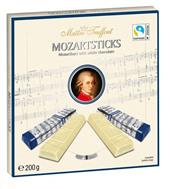 MAITRE TRUFFOUT Mozartsticks with white chocolate 200g